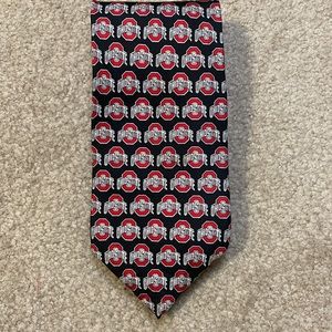 Ohio State Logo Silk Tie